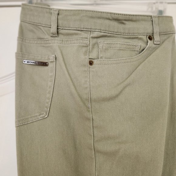 MICHAEL KORS Women’s Skinny Denim Jeans Full Length Celery Green Size 12 - Picture 6 of 11